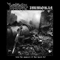 Image 1 of Detesto / Immoral - Into The Assault Of War Split E.P    CD