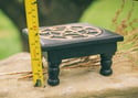 Wooden Altar Table with Pentacle Design