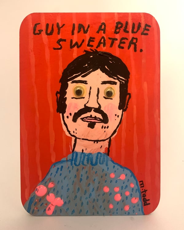 Image of (Mark Todd) Guy In A Blue Sweater