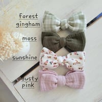 Image 2 of Autumn bows // line bows