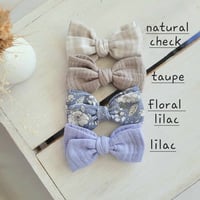 Image 3 of Autumn bows // line bows