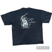 Image 1 of TMH FLAME T-SHIRT BLACK