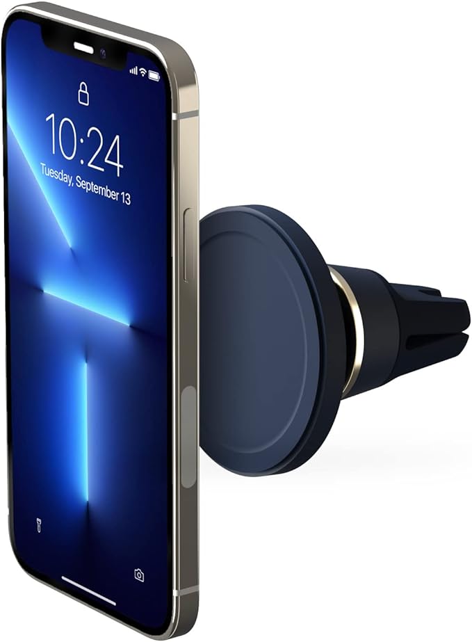 Image of iOttie Velox MagSafe Compatible Air Vent Car Phone Holder. Magnetic Car Phone Mount for MagSafe iPho