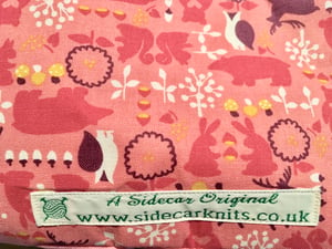 Image of Pink 'forest folk' box bag