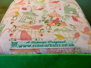 Image of 'Pink birdcages' box bag