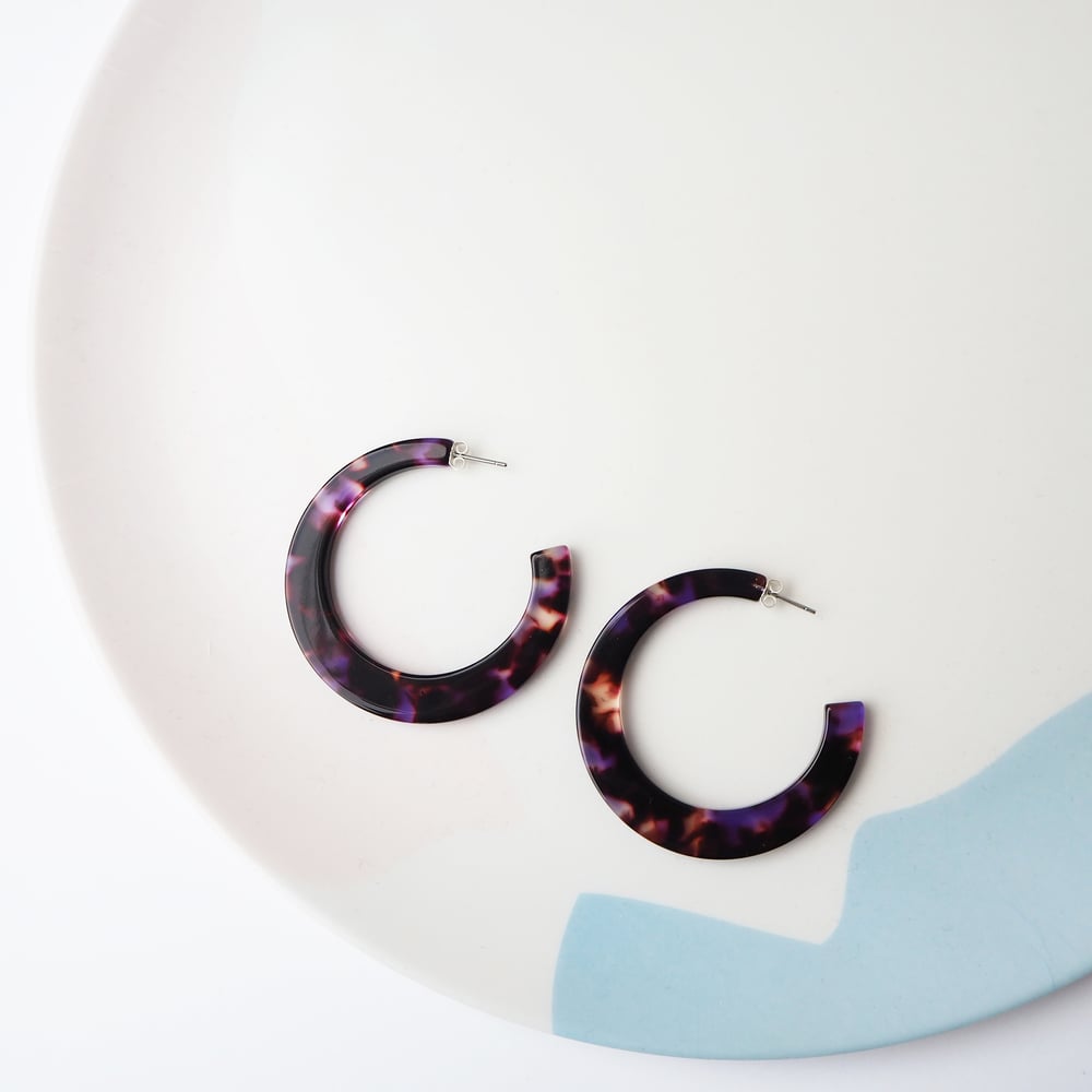 Image of *NEW* Camille Statement Hoop Earrings