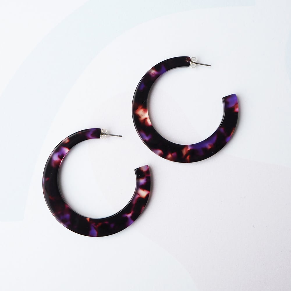 Image of *NEW* Camille Statement Hoop Earrings