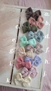 Small soft pinwheel bows