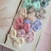 Small soft pinwheel bows