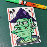 Image 2 of Witch Underbite Sticker