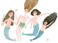 The Mermaid & the Fig • PRINT