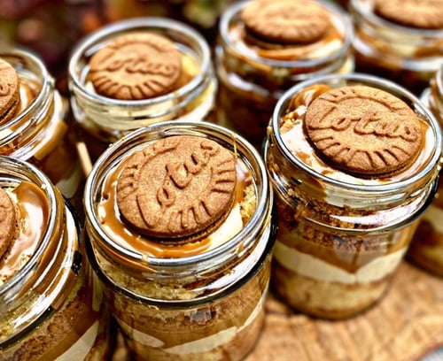 Image of Biscoff Caramel Cheesecake Jars