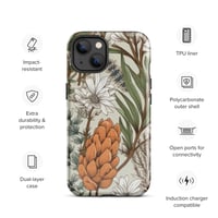 Image 18 of Art Nouveau Inspired Light and Airy Boho Floral Sketch Tough Case for iPhone®