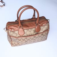 Image 2 of COACH Bennett Signature Satchel