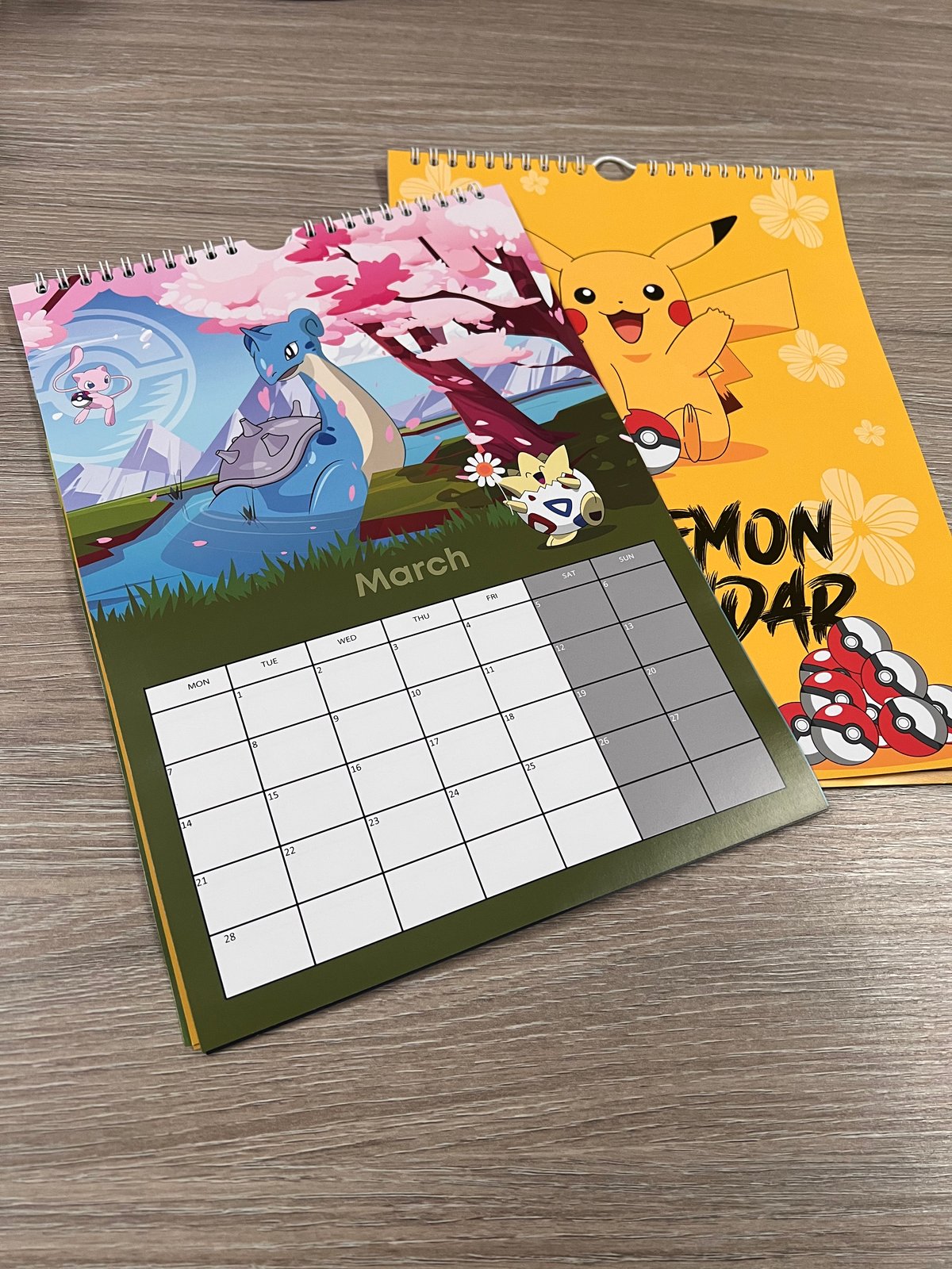 Image of Pokémon Calendar 2024