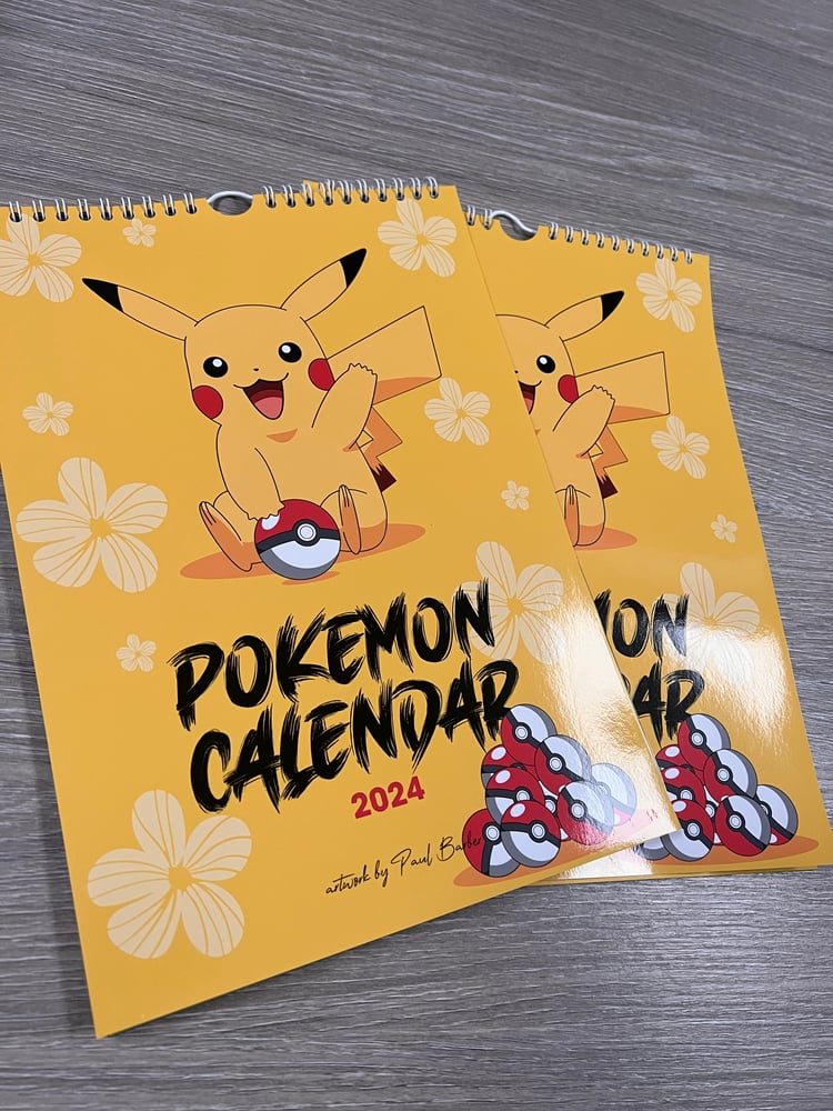 Image of Pokémon Calendar 2024