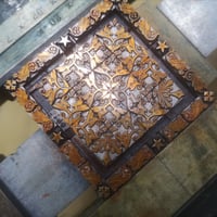 Image 4 of LETTERPRESS CHRISTMAS CARD SET ~ MEDIEVAL TILES ~ MIXED COLOURS