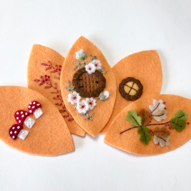 Pdf Downloadable Pattern Pumpkin Fairy House Pincushion Fabric And Ink