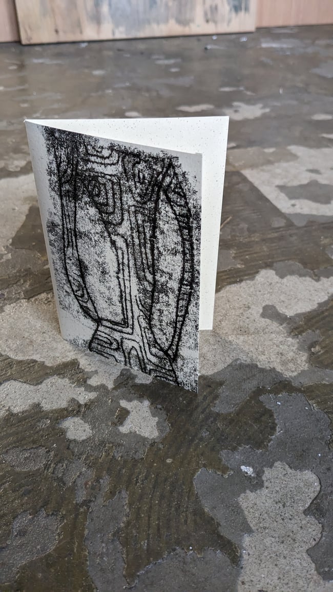 Monoprint Embossed - PACK OF 4 CARDS