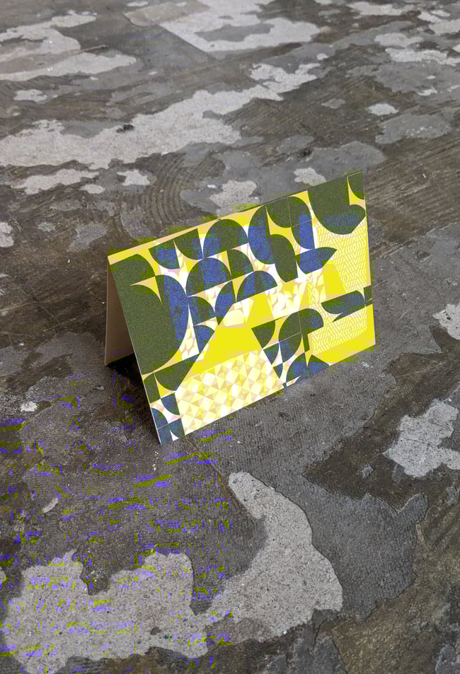 Flower and patterned - PACK OF 4 CARDS