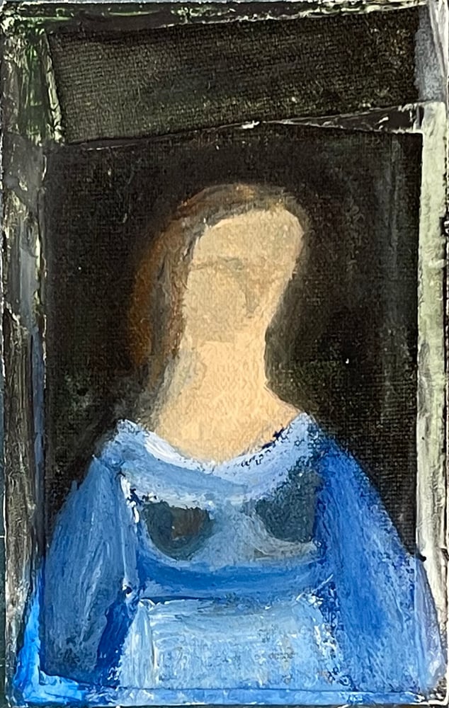 Image of Pisák Krisztina: Kék arc nélküli nő