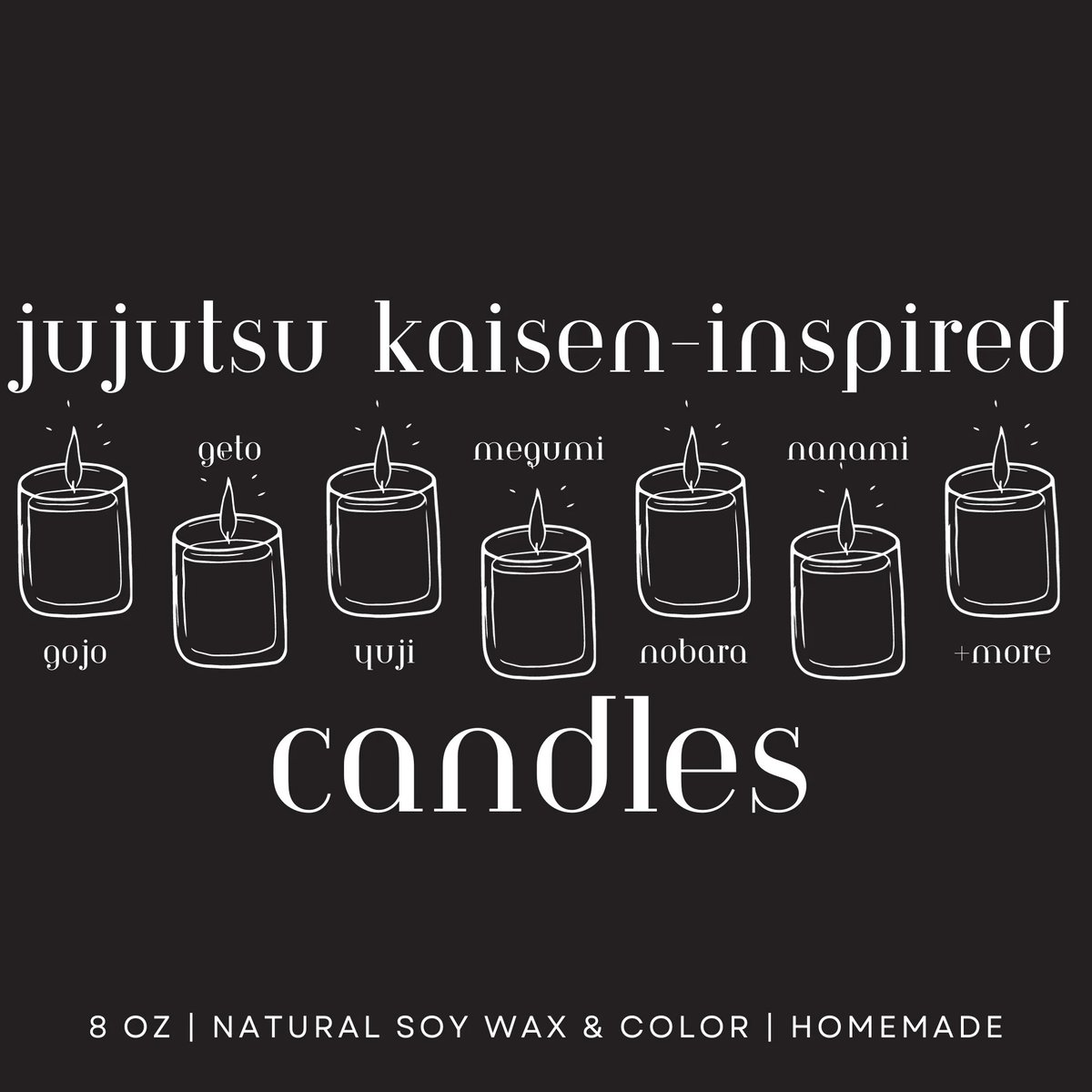 Image of JJK-Inspired Candles