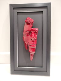 Image 5 of Red/Blue Resin 'Flash' Metallic Effect - David Bowie Sculpture