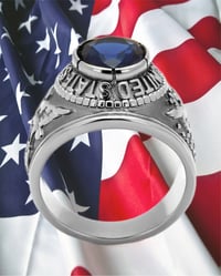 Image 3 of  Men Air Force Stainless Steel Ring size 8 - 14 free shipping