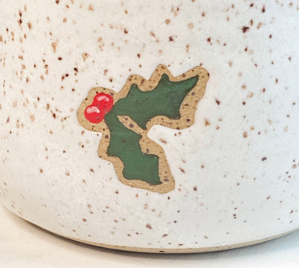 Winter Holly Initial Mug - Every Letter Available – Shop Making Waves