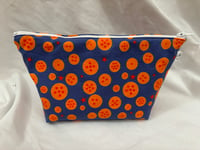 Image 2 of Orange Star Zipper Pouch