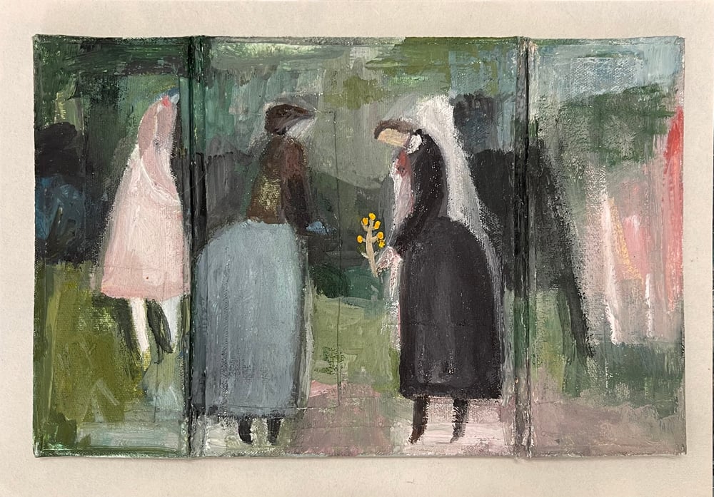 Image of Pisák Krisztina: Két asszony, egy lány és egy mimóza