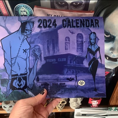 Image of 2024 Signed Wall calendar - 3 left 