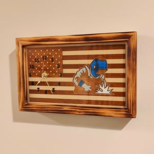 Image of Custom Clock for Welders