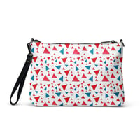 Image 2 of Red triangles Crossbody bag