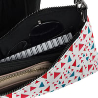 Image 3 of Red triangles Crossbody bag