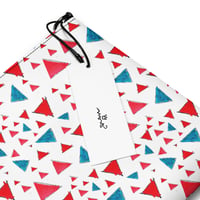 Image 4 of Red triangles Crossbody bag