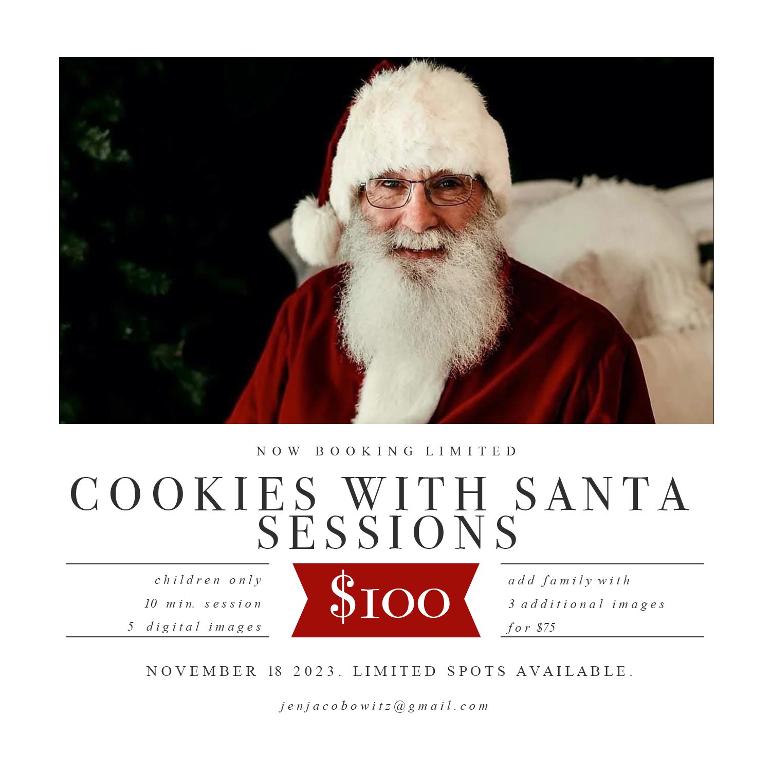 Image of COOKIES WITH SANTA 2023