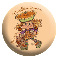 Image 1 of PUNKIN SPICE button 2 inch