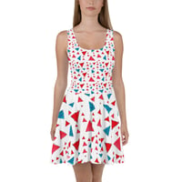 Image 5 of RED TRIANGLES Skater Dress