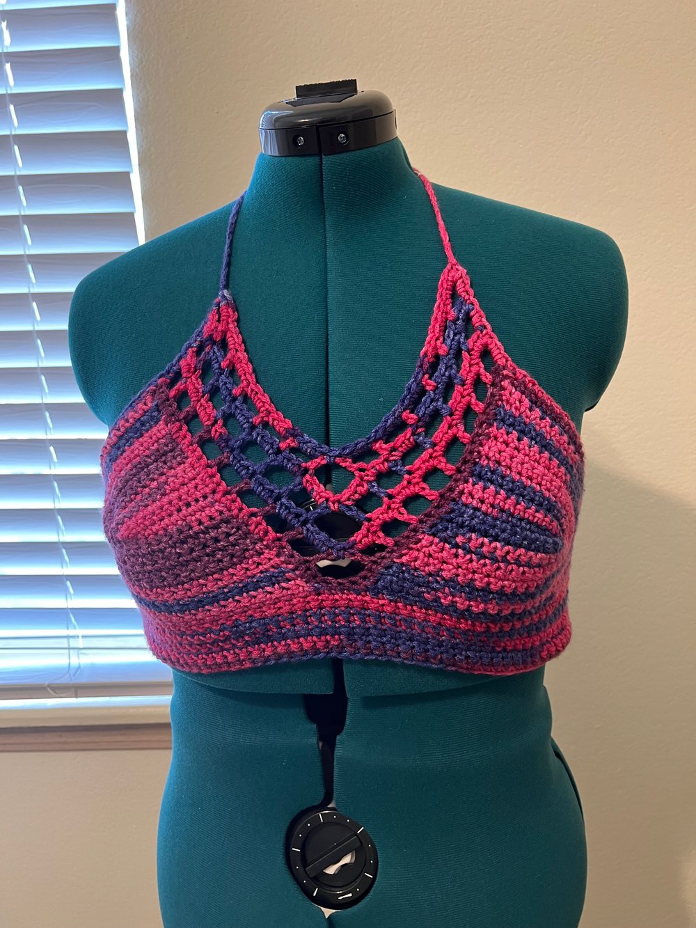 Image of Pink/Purple/Blue Evelyn Top (S/M)