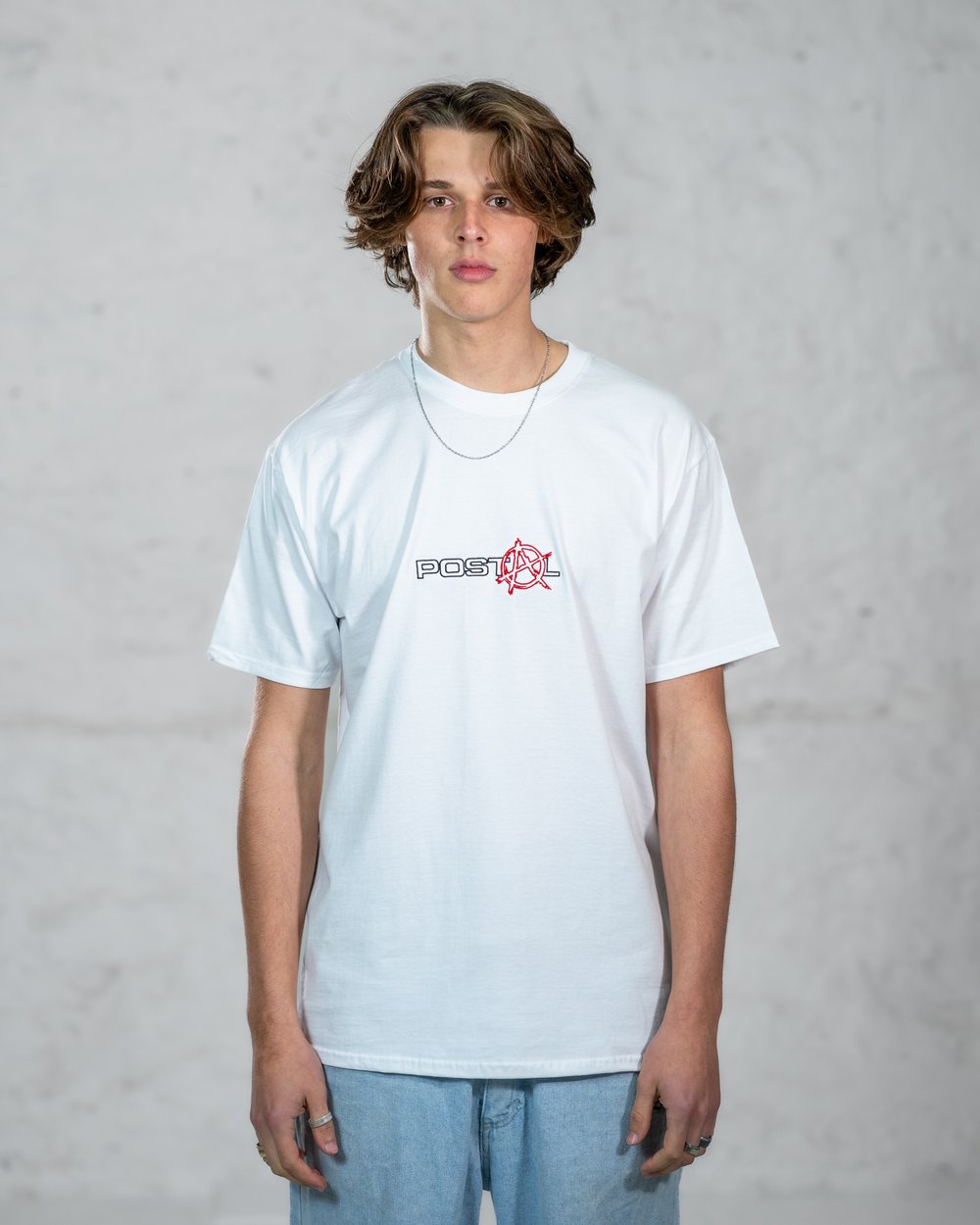 POSTAL ANARCHY TEE - WHITE
