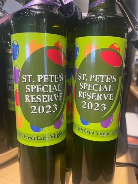 St. Pete's Special Reserve (Ultra Premium EVOO) and FREE Pour Spout!