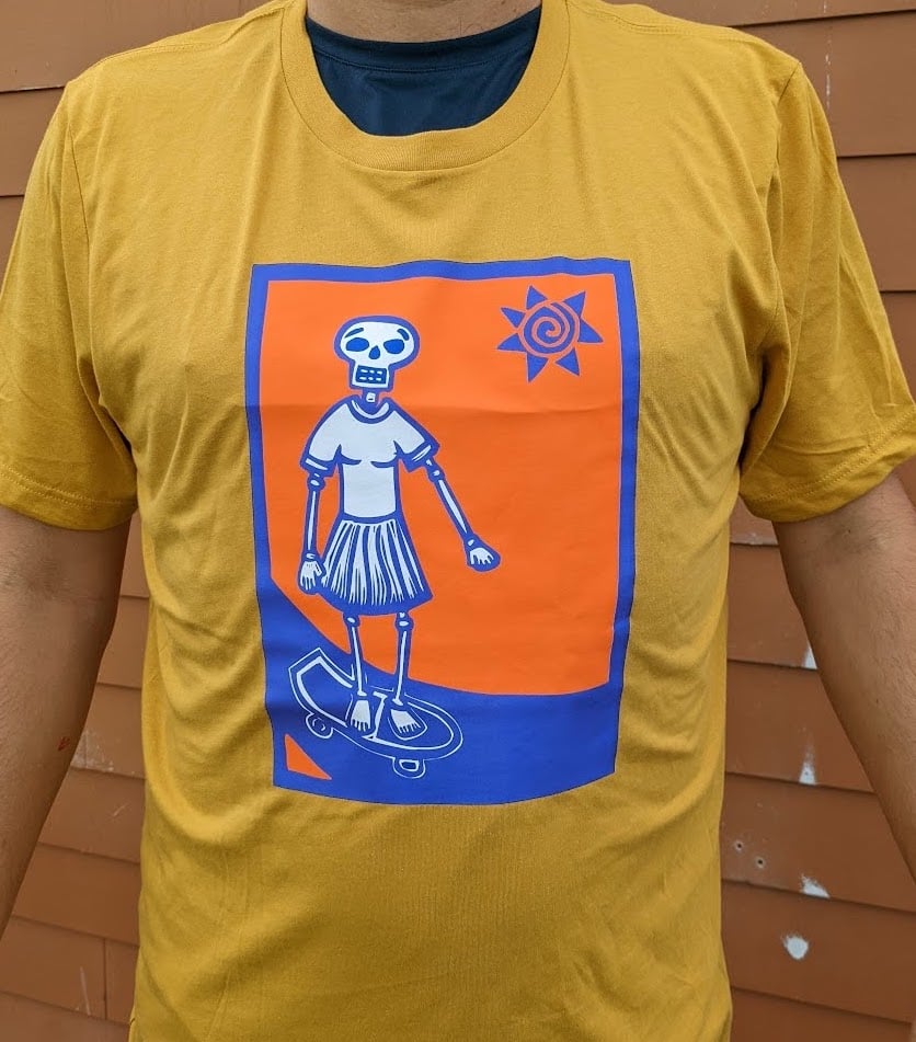 Image of Day of the Dead Skate T-shirt