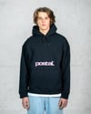 POSTAL BIG LOGO HOOD BLACK