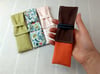 Compact 2-Pocket Utensil Pouch with Napkin
