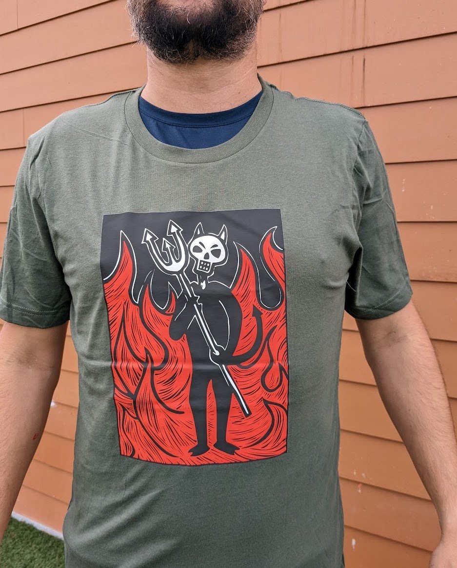 Image of Day of the Dead Devil T-shirt
