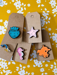 Cute Ocean Friends Enamel Pins