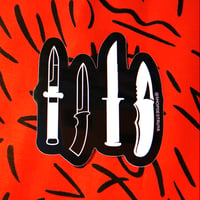 Knife Logo Sticker