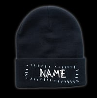 Image 1 of NAME PATCH BEANIE