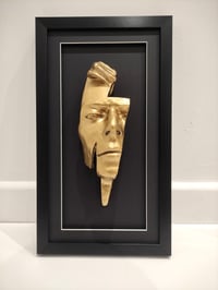 Image 3 of Chrome/Rose Gold/Silver Resin 'Flash' Metallic Effect - David Bowie Sculpture